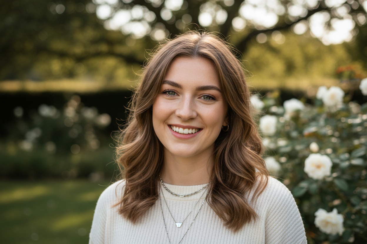 a english young woman 